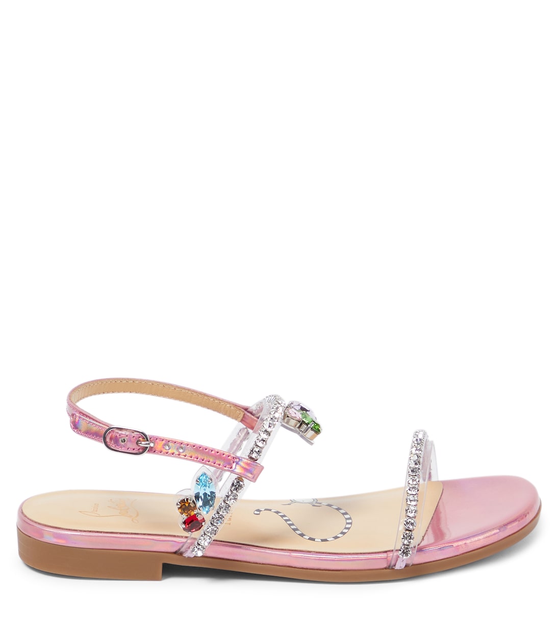 Miniqueenie embellished sandals | Christian Louboutin Kids