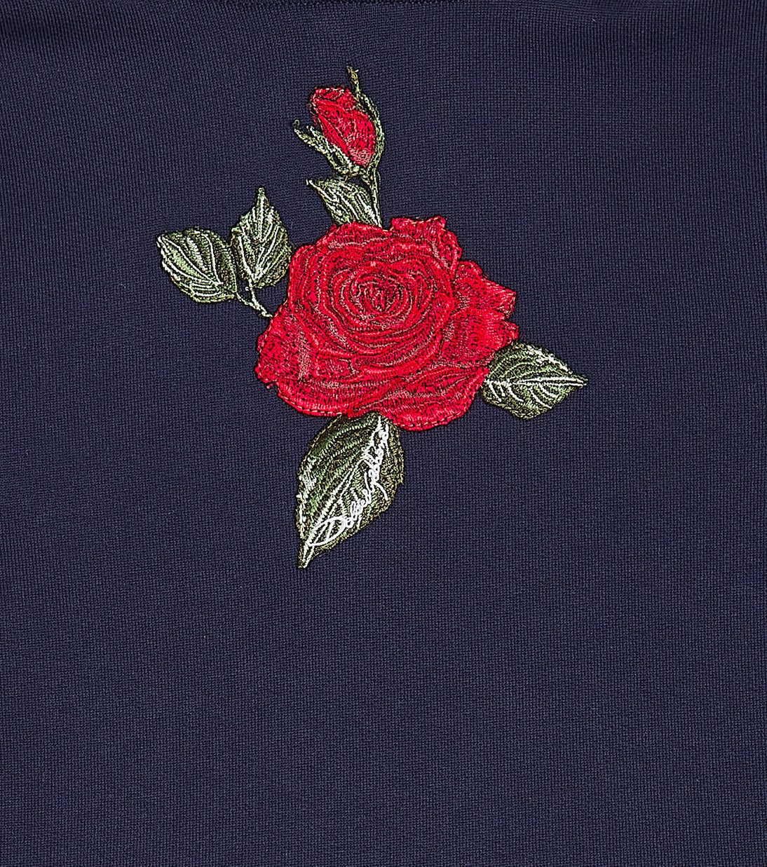 Rose printed sweatshirt dress | Dolce&Gabbana Kids