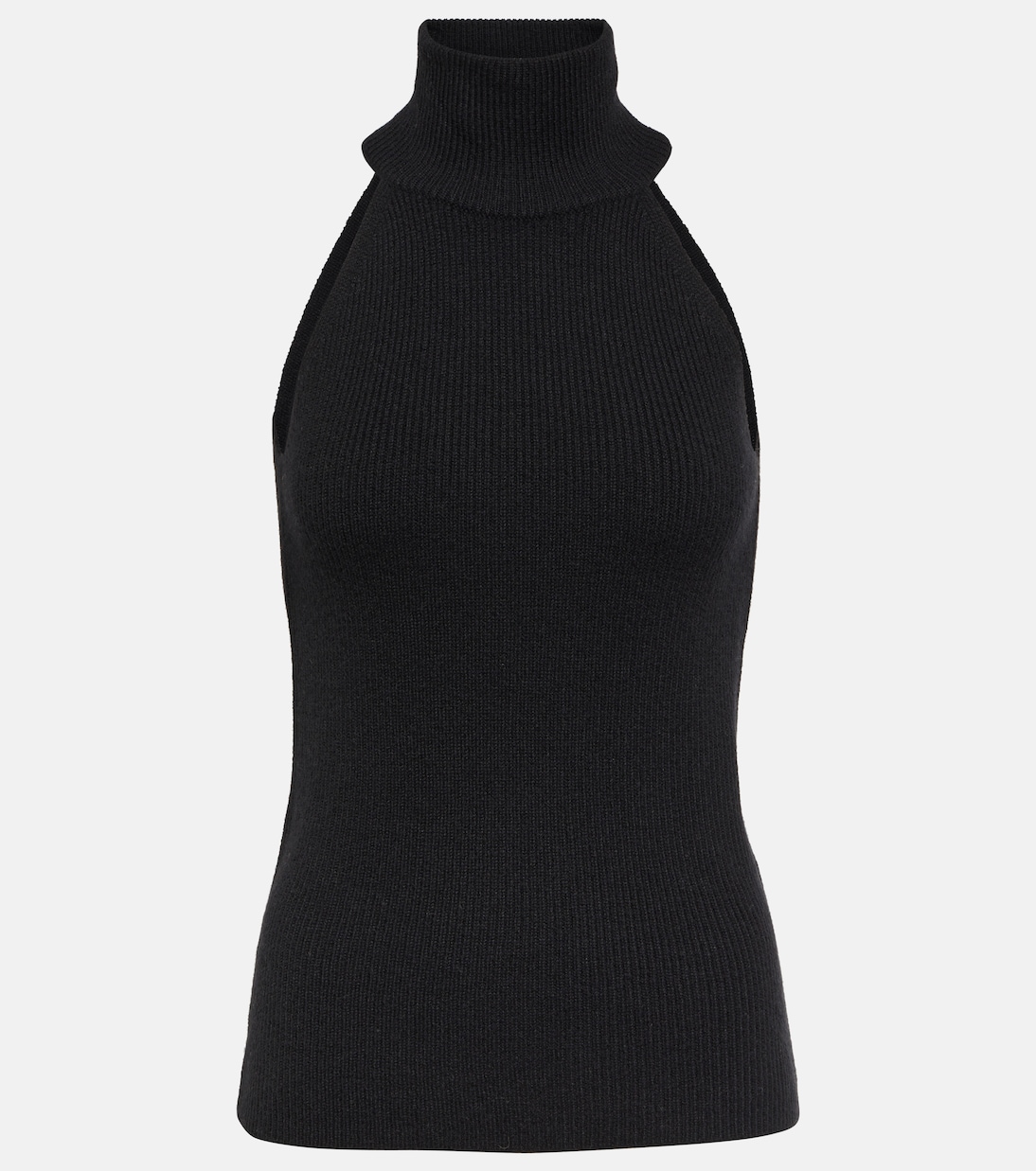 Freya turtleneck cashmere tank top | Lisa Yang