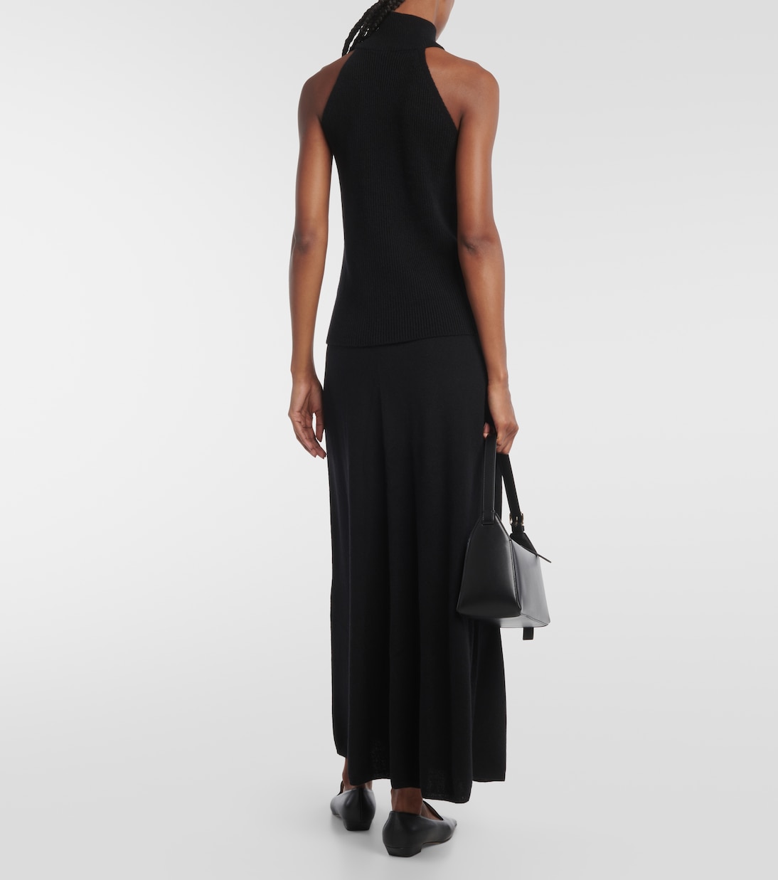 Freya turtleneck cashmere tank top | Lisa Yang