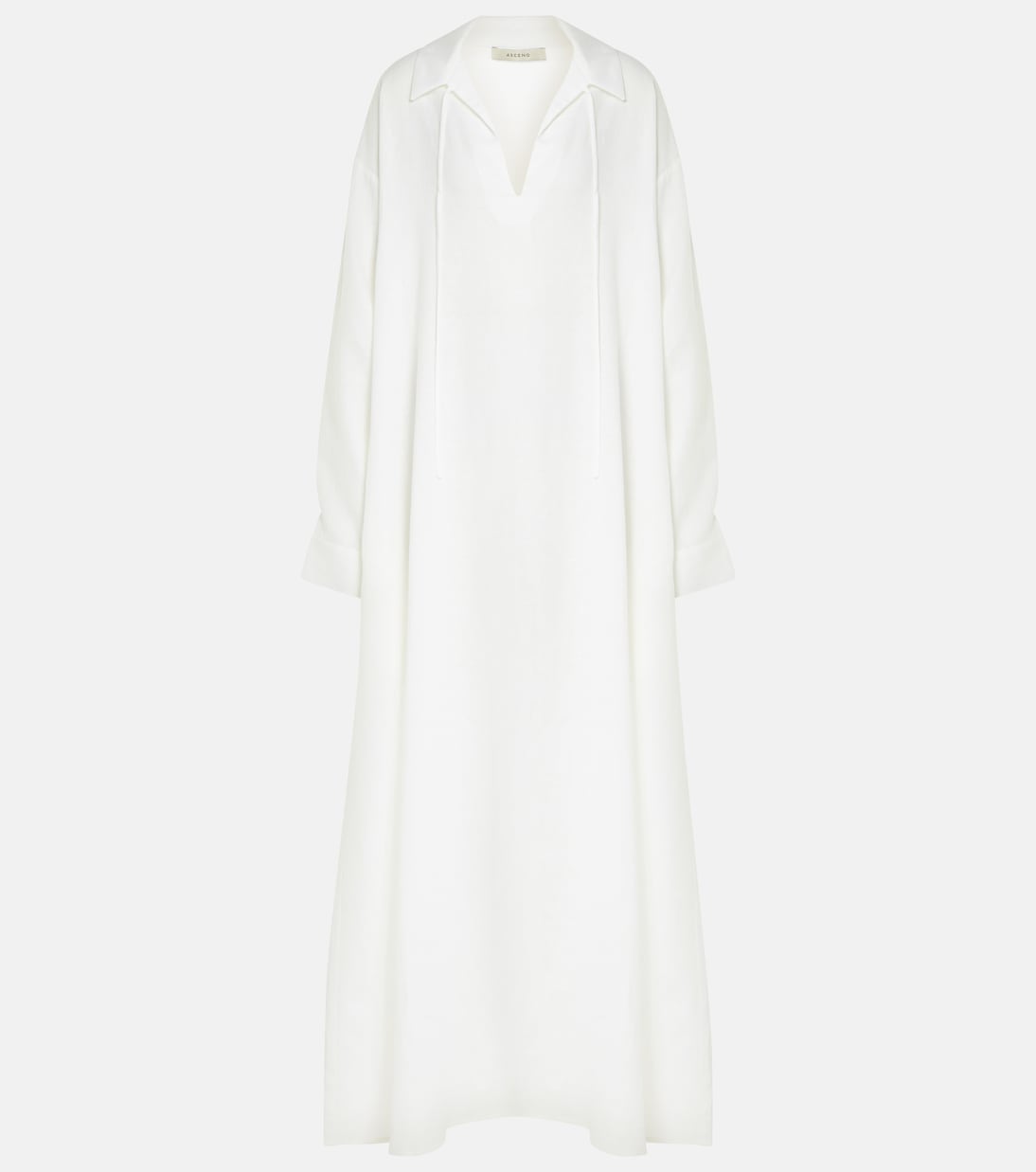 Linen midi dress | Asceno