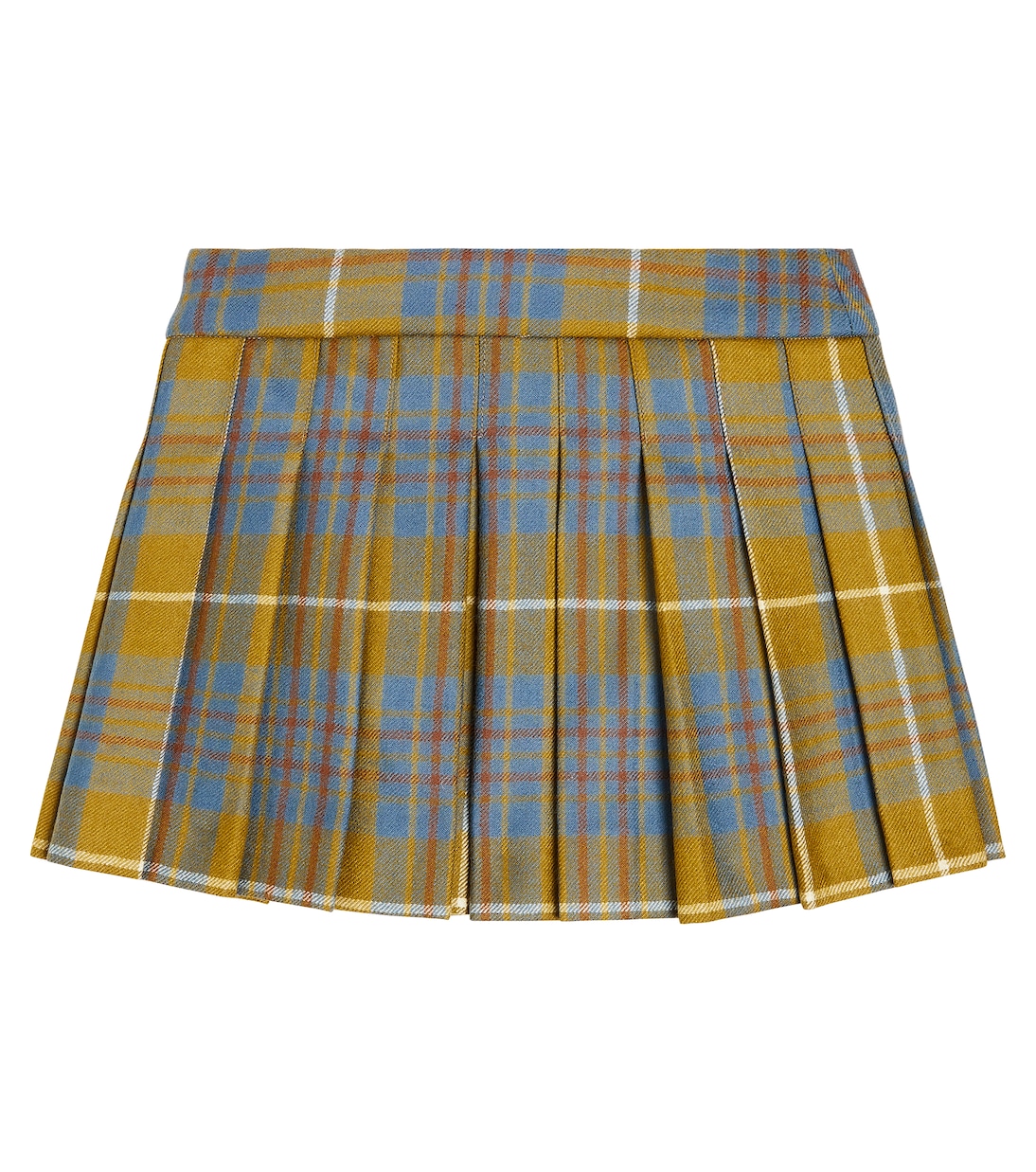 Talissa checked pleated wool skirt | Bonpoint