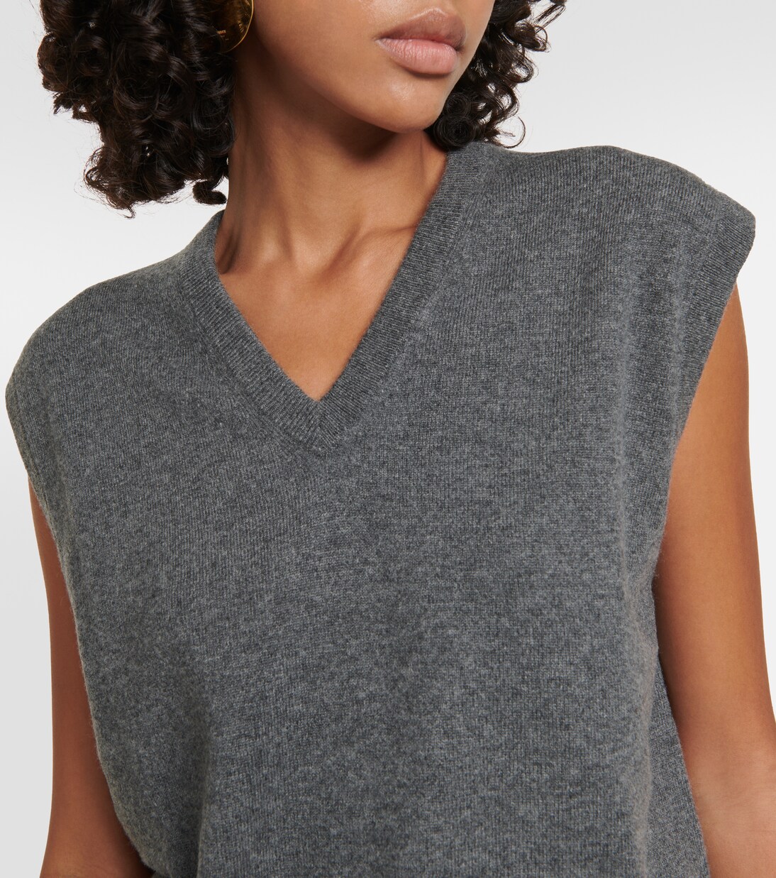 N°243 Spencer cashmere-blend sweater vest | Extreme Cashmere