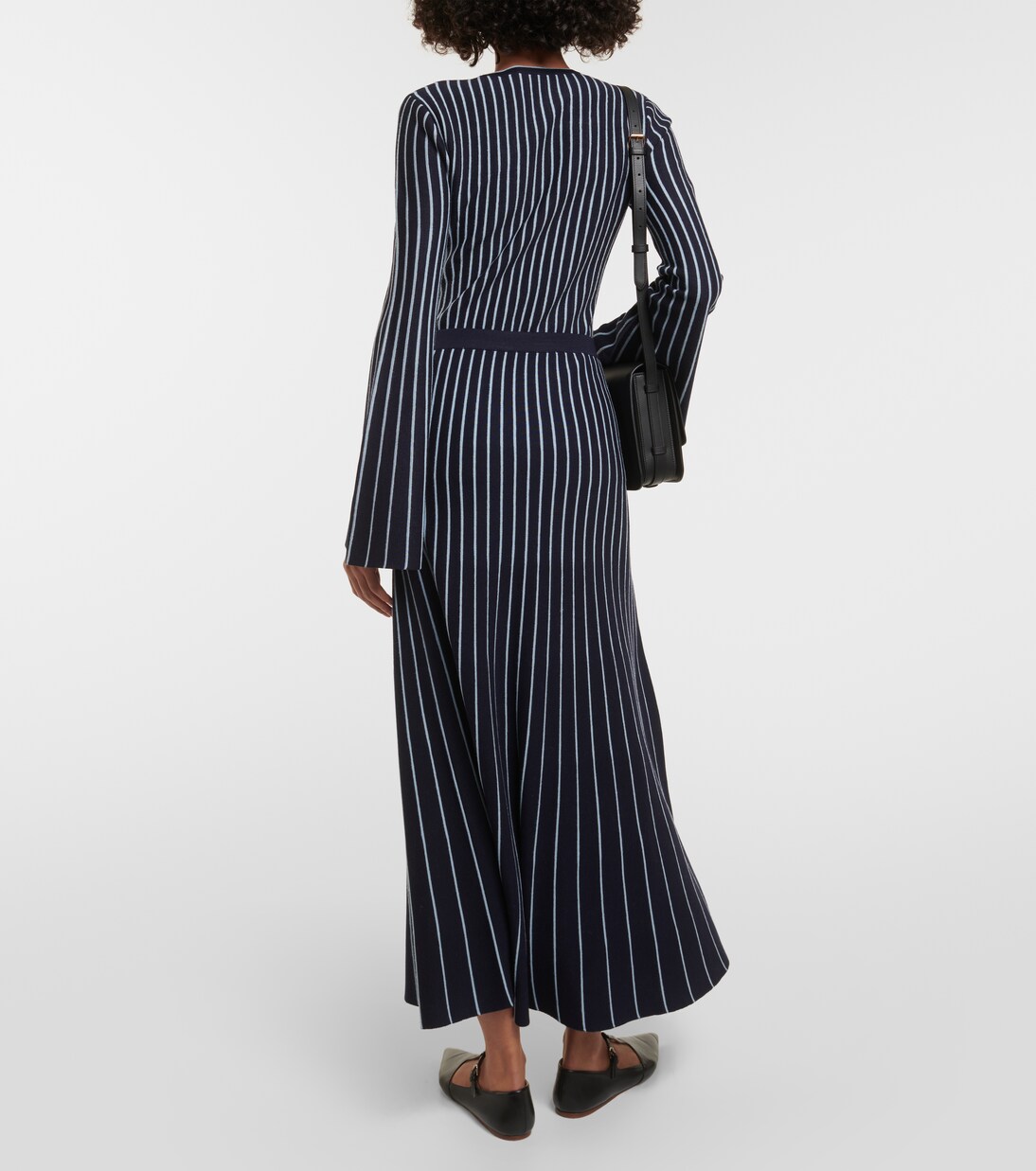 Phelan striped wool and silk maxi skirt | Gabriela Hearst