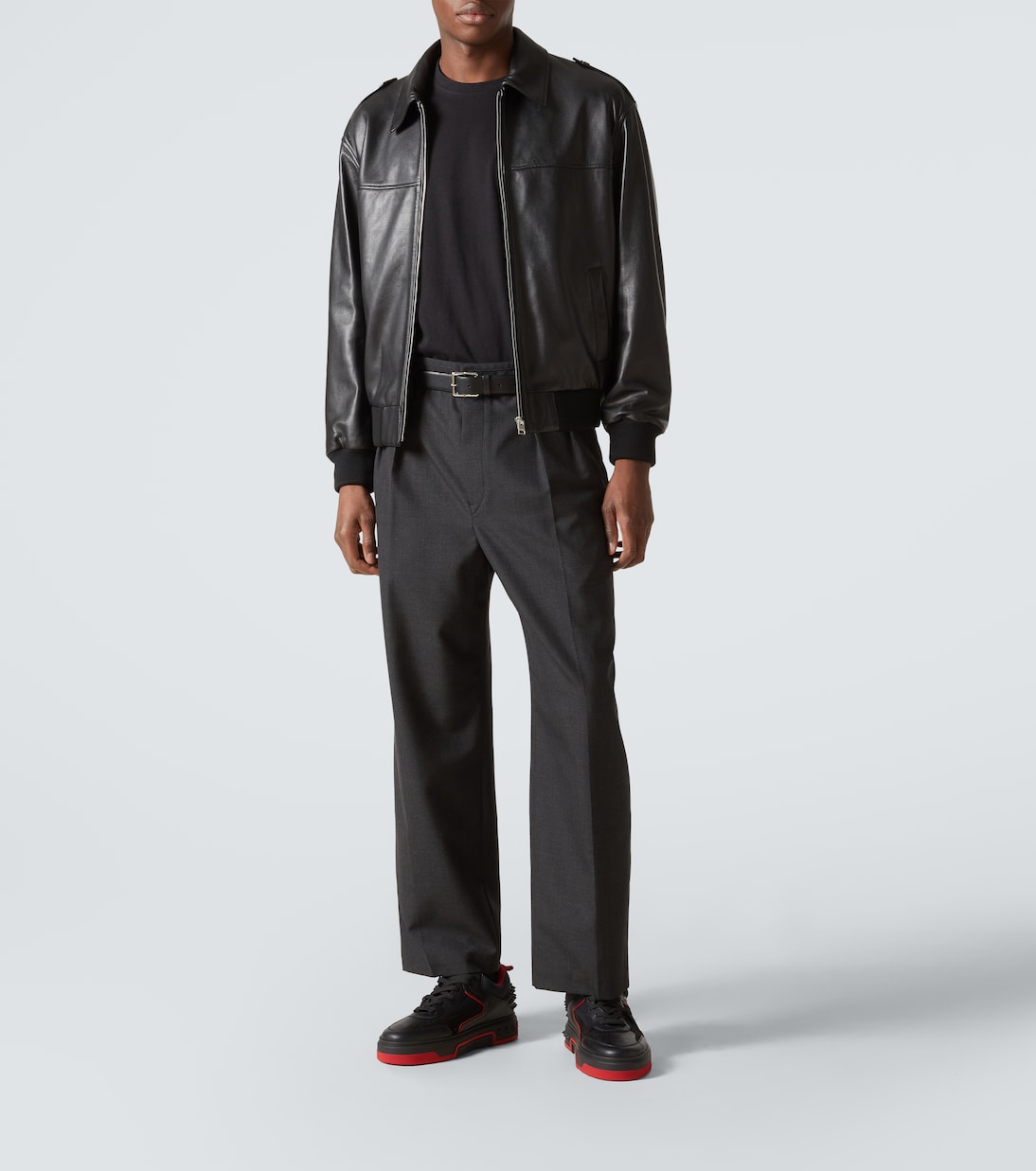 Sneakers Astroloubi aus Leder und Veloursleder | Christian Louboutin