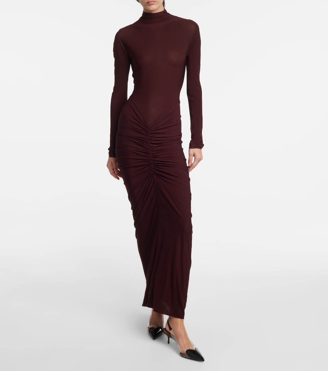 Slingback-Pumps Cœur mit Lackleder | Alaïa