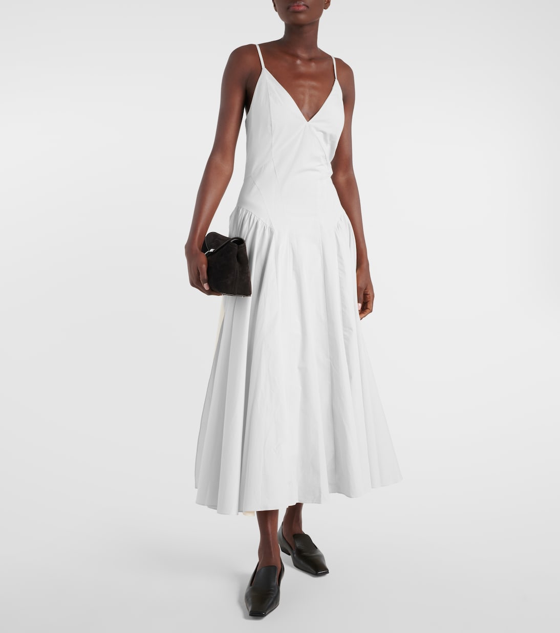 Vestido Solene de popelín de algodón | Tove