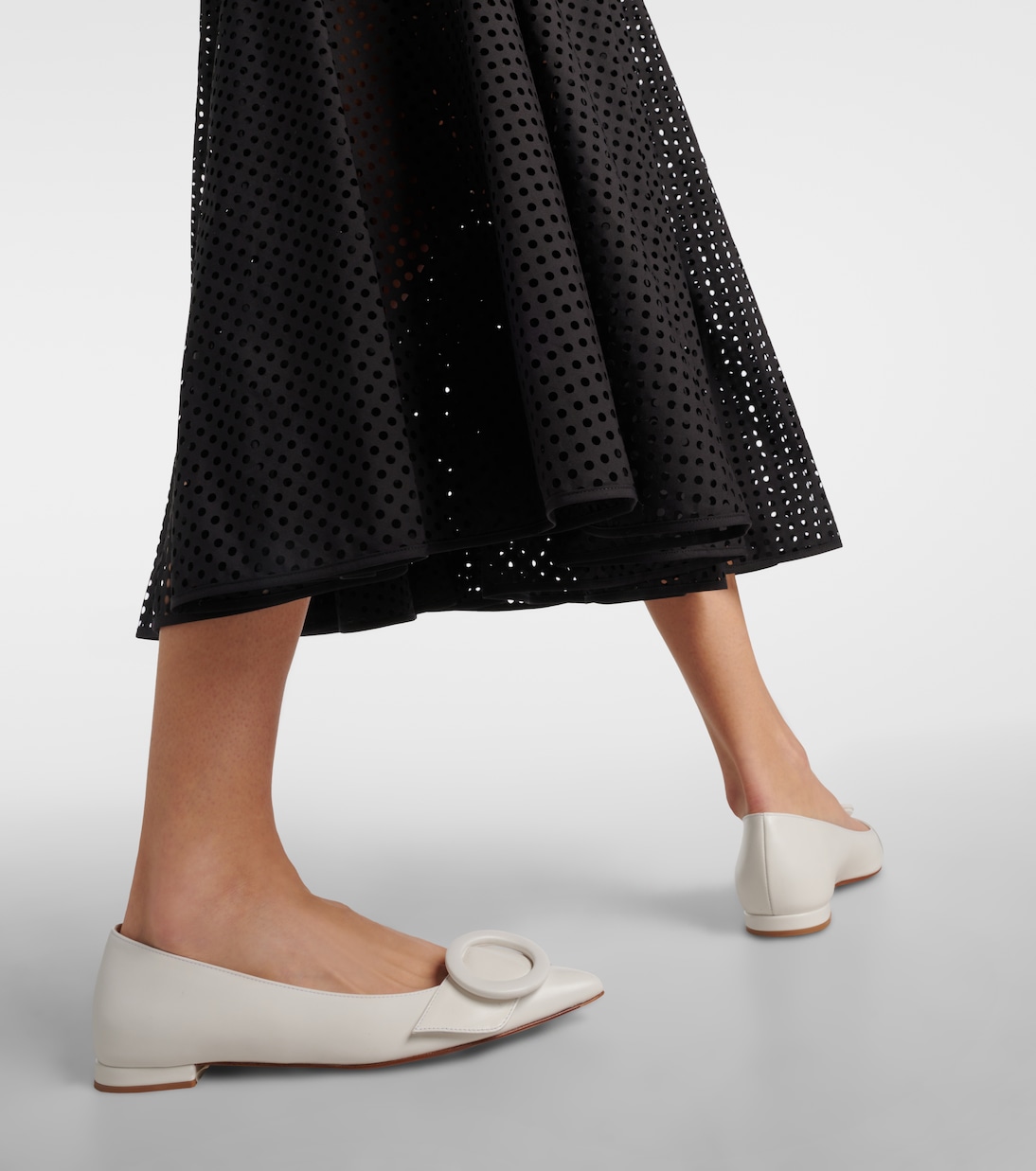 Venezia leather ballet flats | Gianvito Rossi