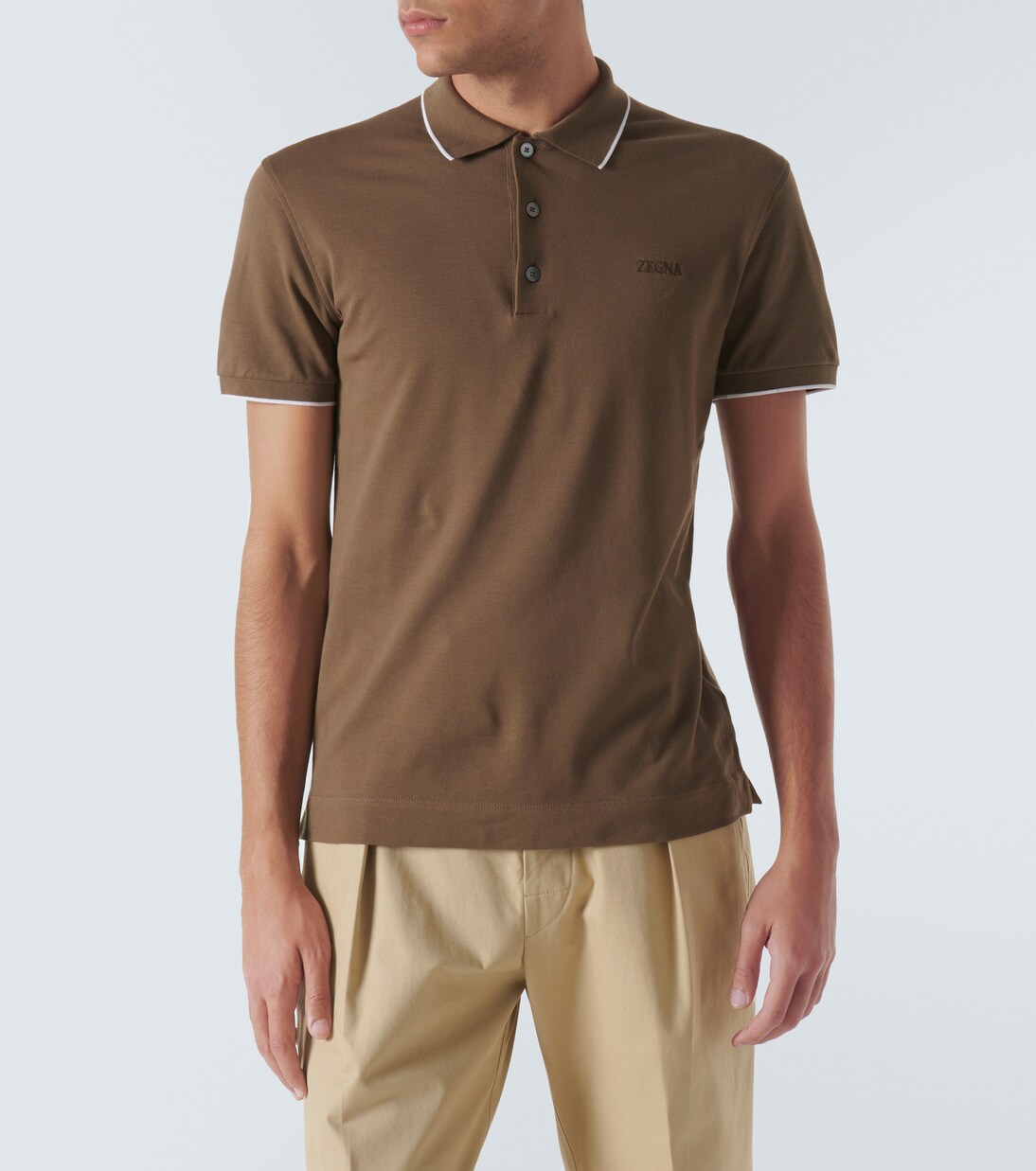 Polohemd aus einem Baumwollgemisch | Zegna