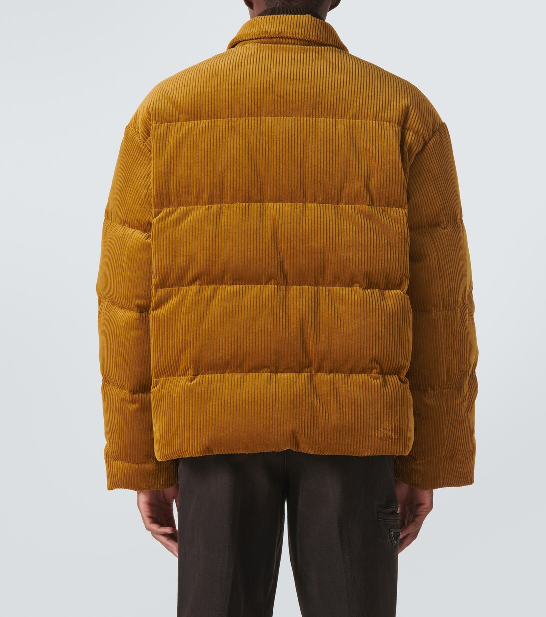 Cotton corduroy puffer jacket | Prada
