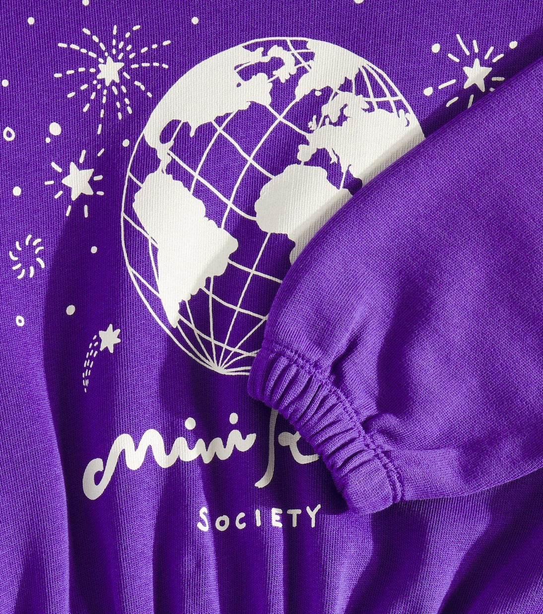 Robe sweat-shirt Society en coton | Mini Rodini