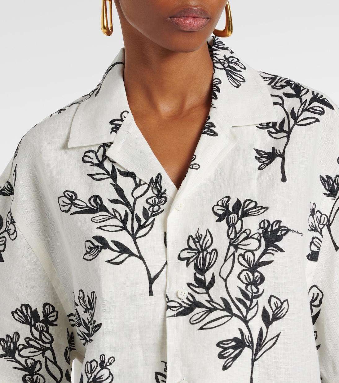 Bedrucktes Hemd Jean aus Leinen | Jacquemus