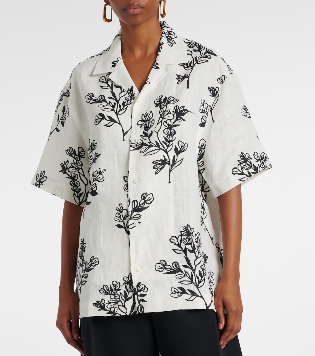 Bedrucktes Hemd Jean aus Leinen | Jacquemus