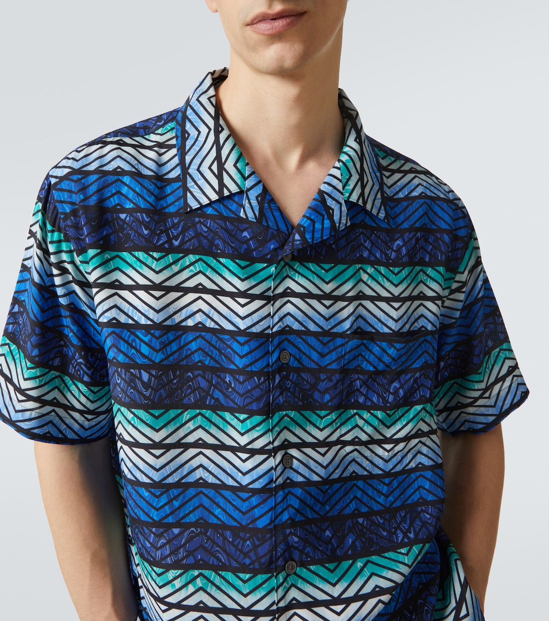 Zigzag bowling shirt | Missoni