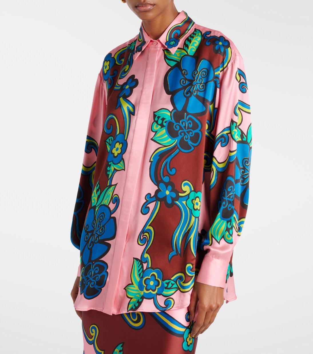 Hemd aus Seidensatin | Alémais