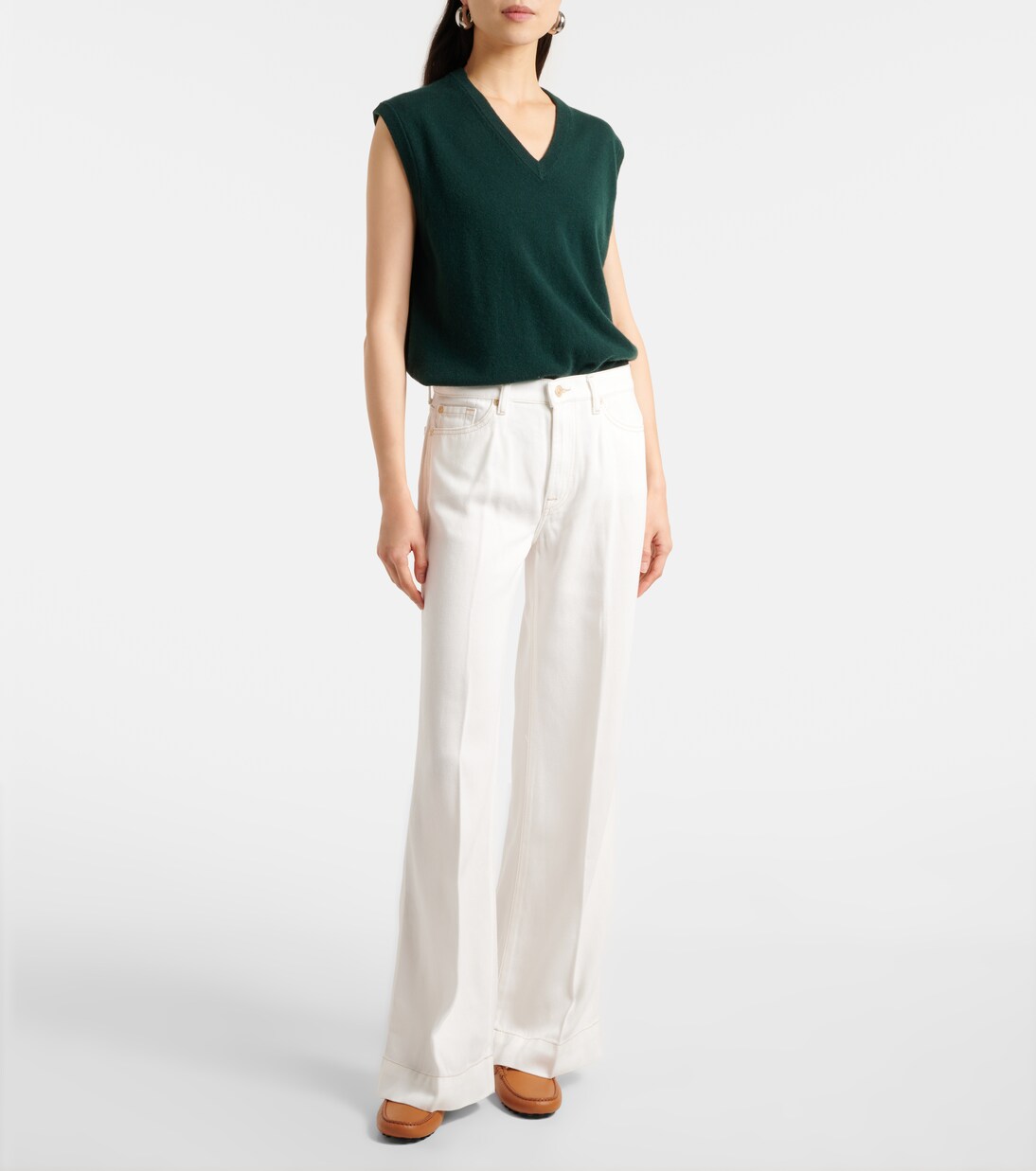 Mid-rise wide-leg jeans | 7 For All Mankind