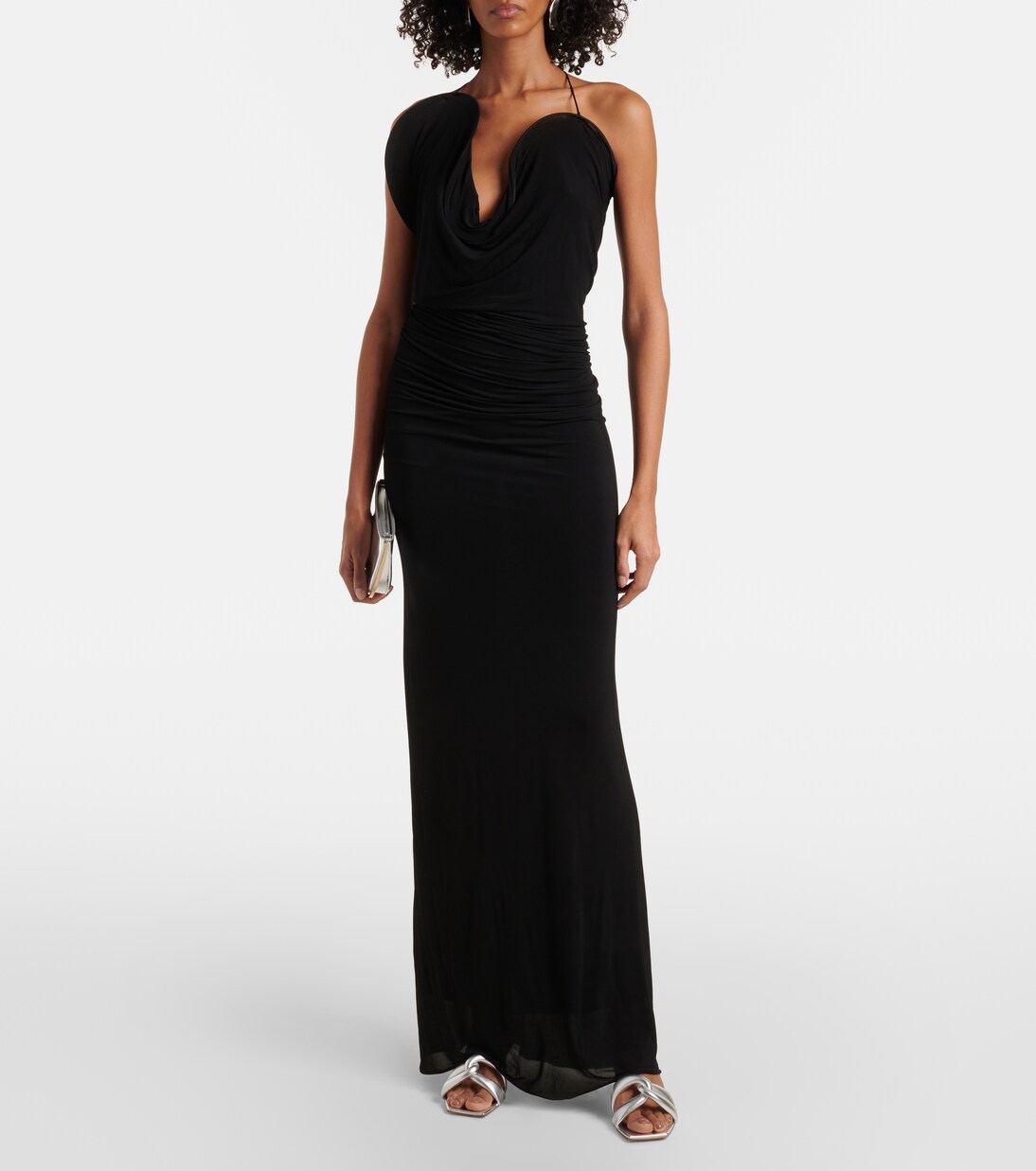 Pantoletten Amour aus Metallic-Leder | Gianvito Rossi