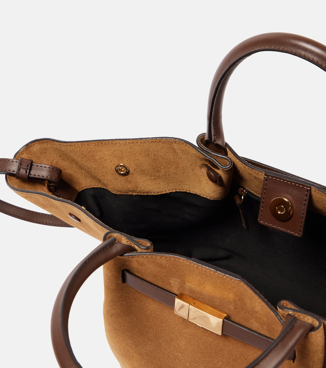 New York Midi suede tote bag | DeMellier