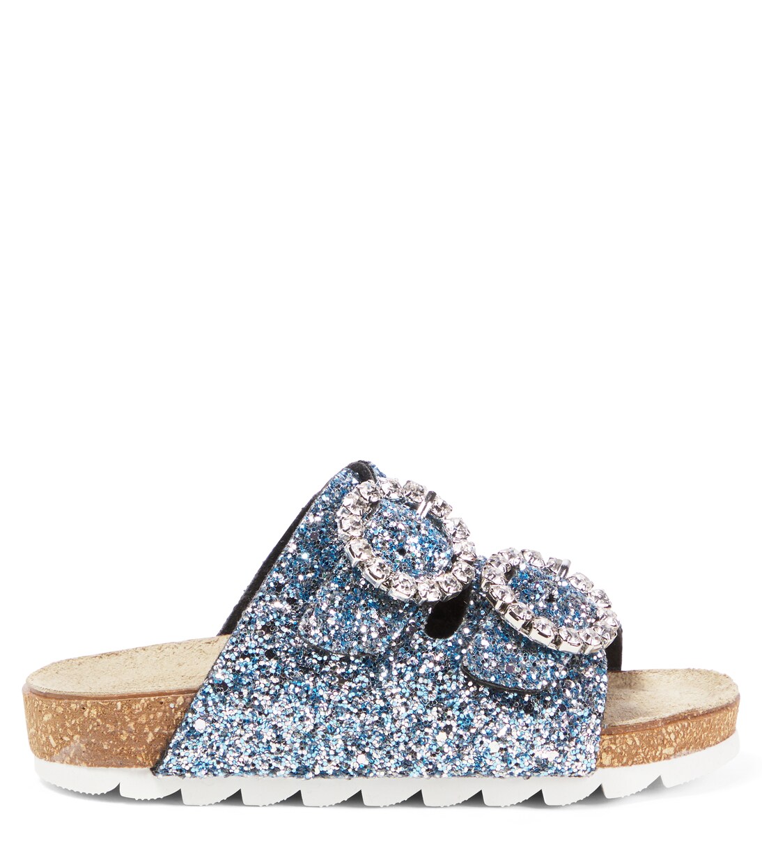 Glitter embellished sandals | Monnalisa