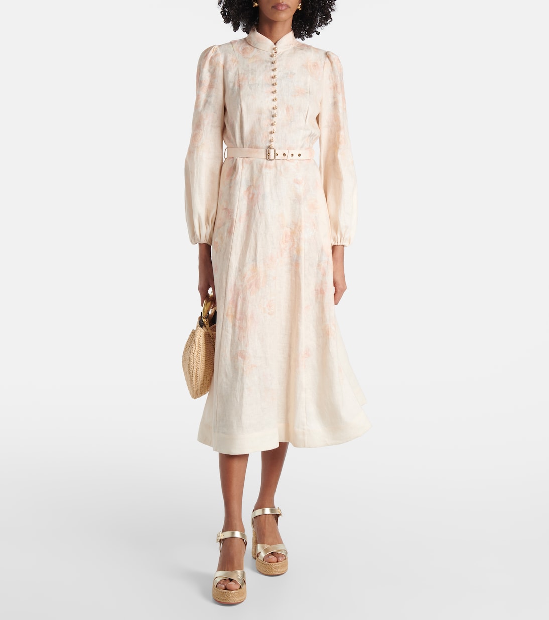 Plateausandalen Calakala 85 aus Metallic-Leder | Christian Louboutin