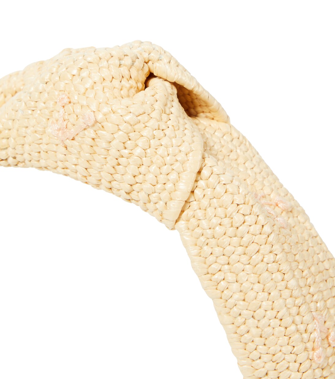 Edeline bow-detail raffia headband | Bonpoint