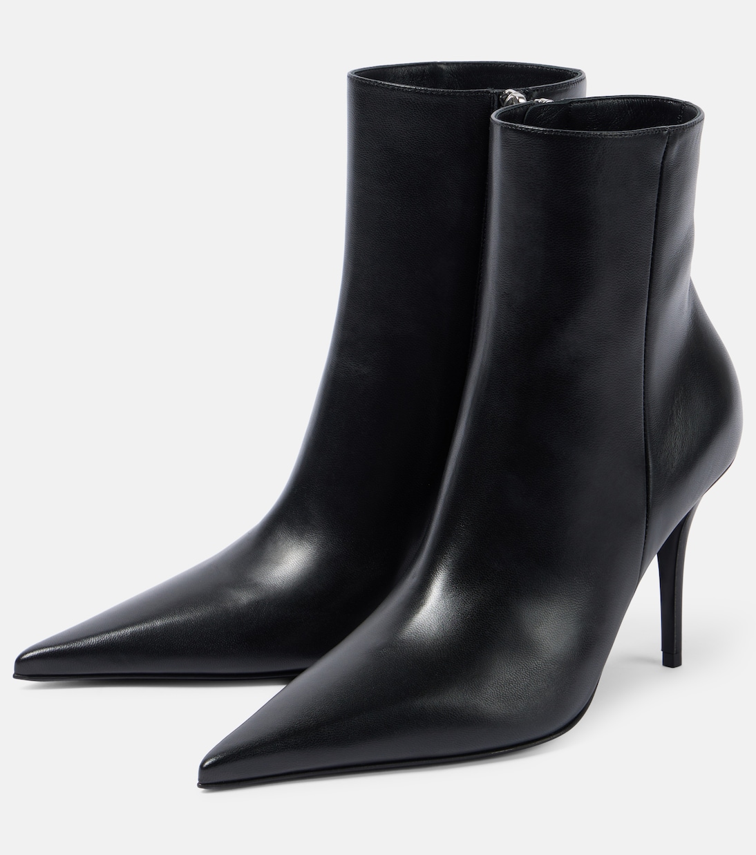 Barbara 90 leather boots | Amina Muaddi