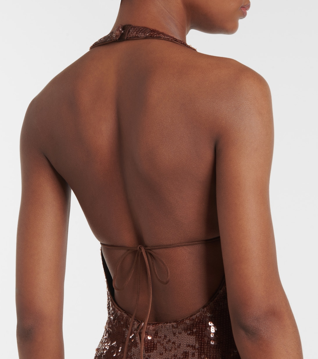 Coralie sequined halterneck gown | The New Arrivals Ilkyaz Ozel