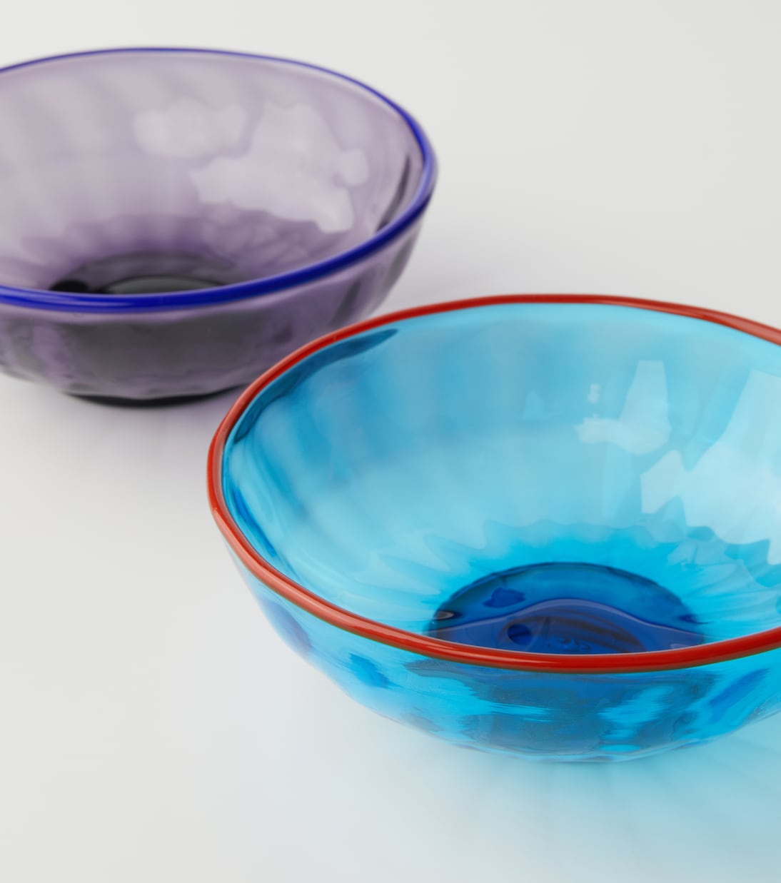 Luxury set of 2 glass nut bowls | La DoubleJ