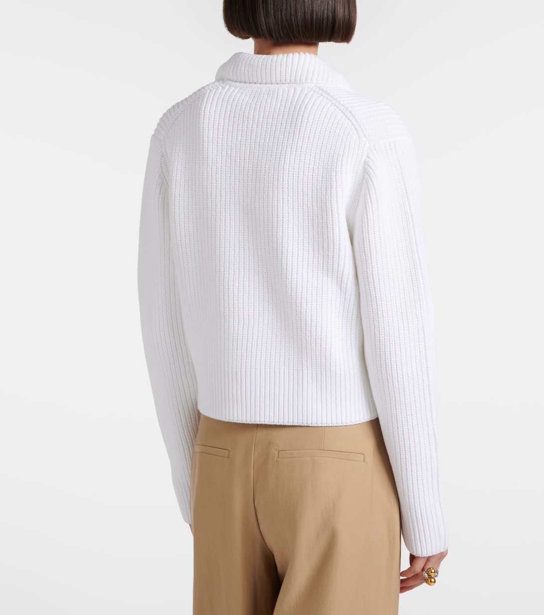 Cardigan doppiopetto in misto cotone | Vince