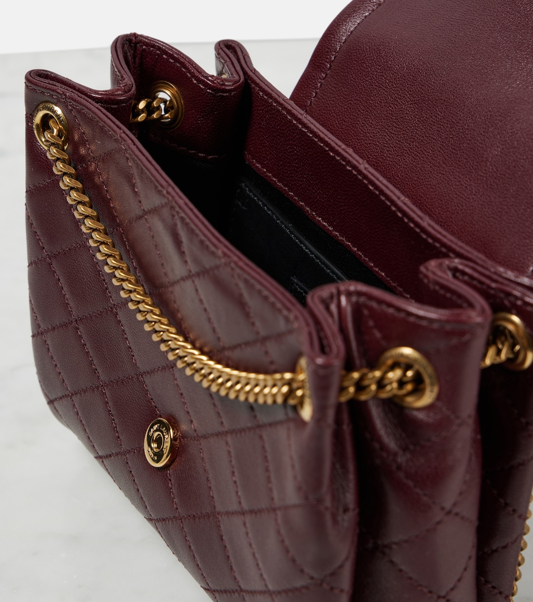 Nolita Mini leather crossbody bag | Saint Laurent