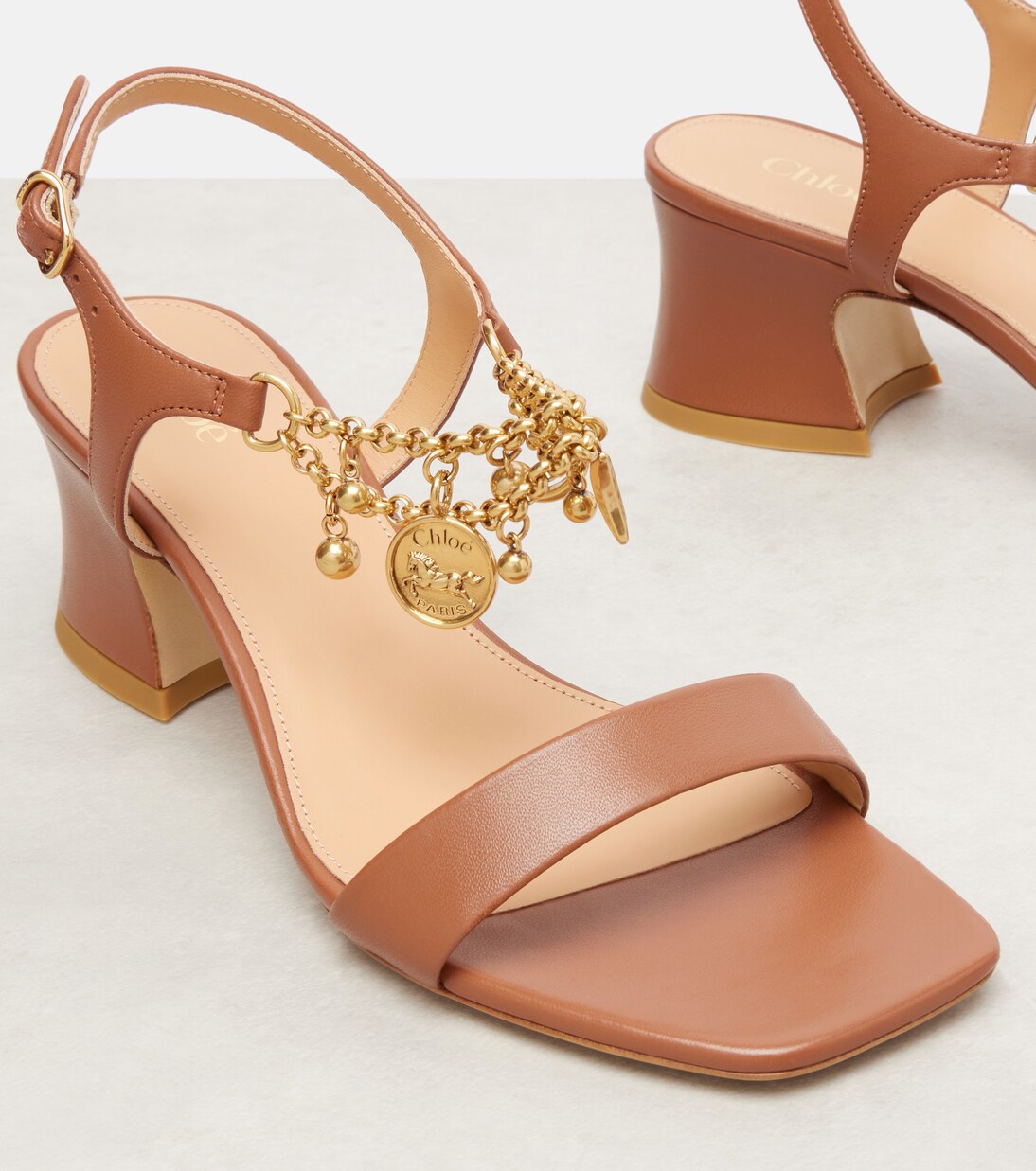 Sandalen Chloé Charms 55 aus Leder | Chloé