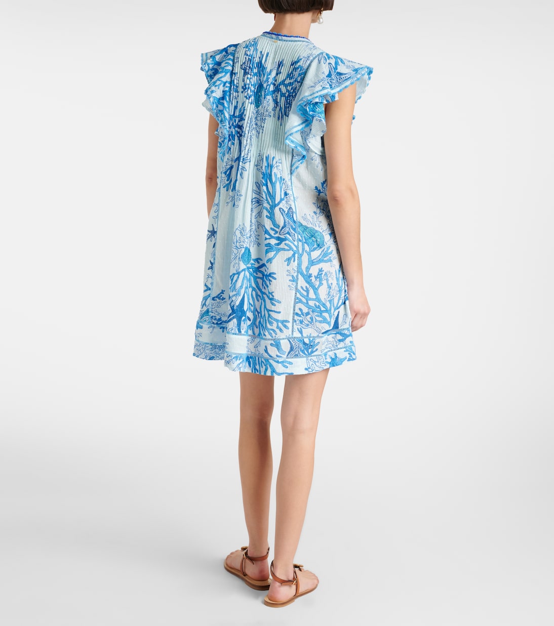 Vestido corto Camelia de algodón | Poupette St Barth