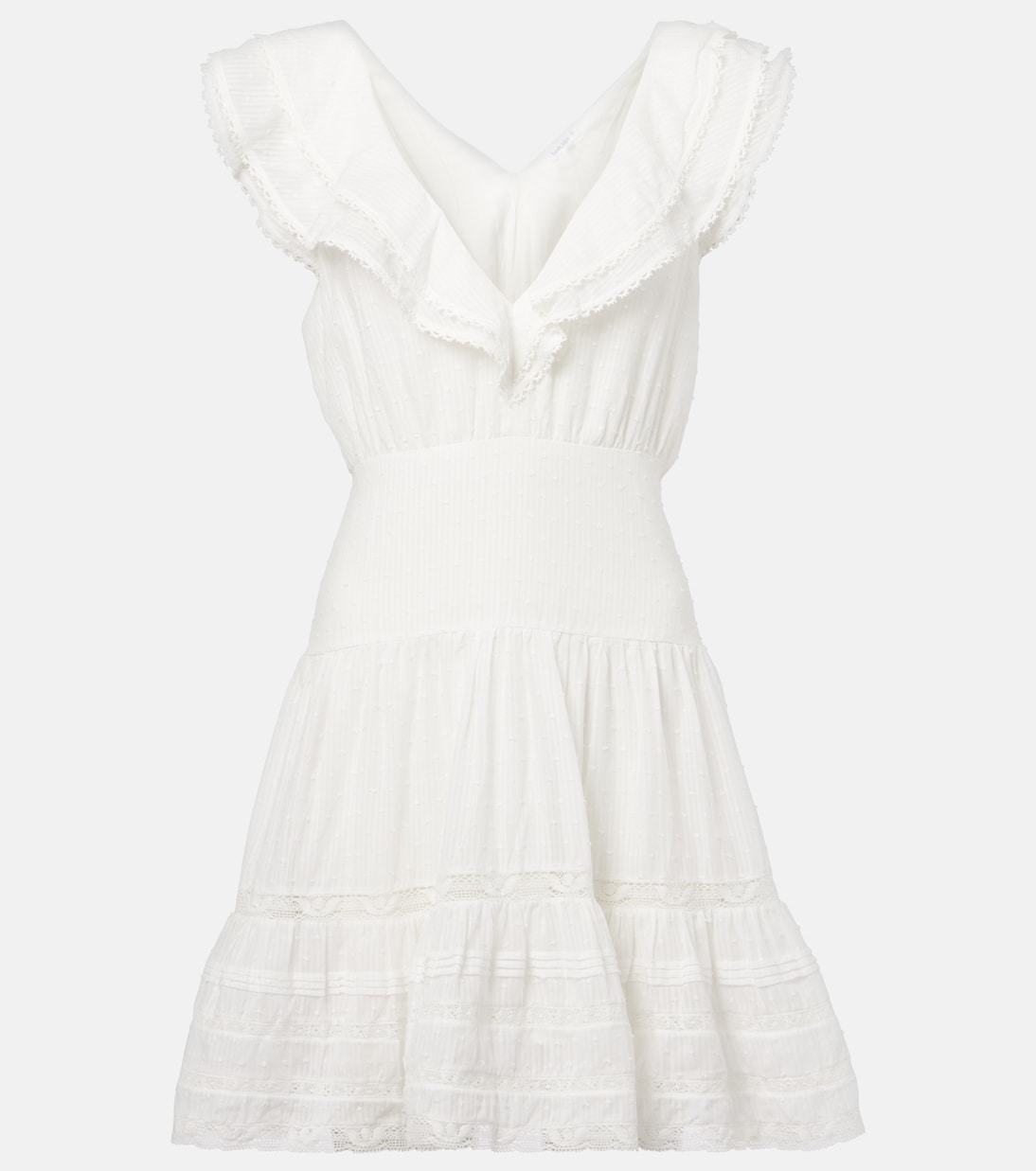 Robe Della rayée en coton | Poupette St Barth