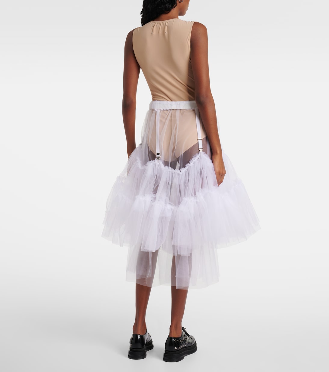 Midirock aus Tüll | Noir Kei Ninomiya