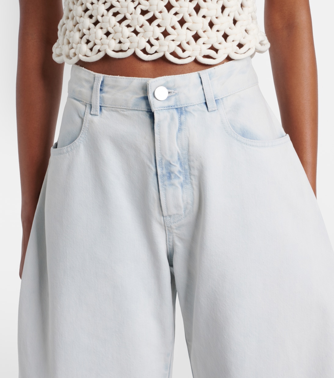 低腰桶形牛仔裤 | Alaïa