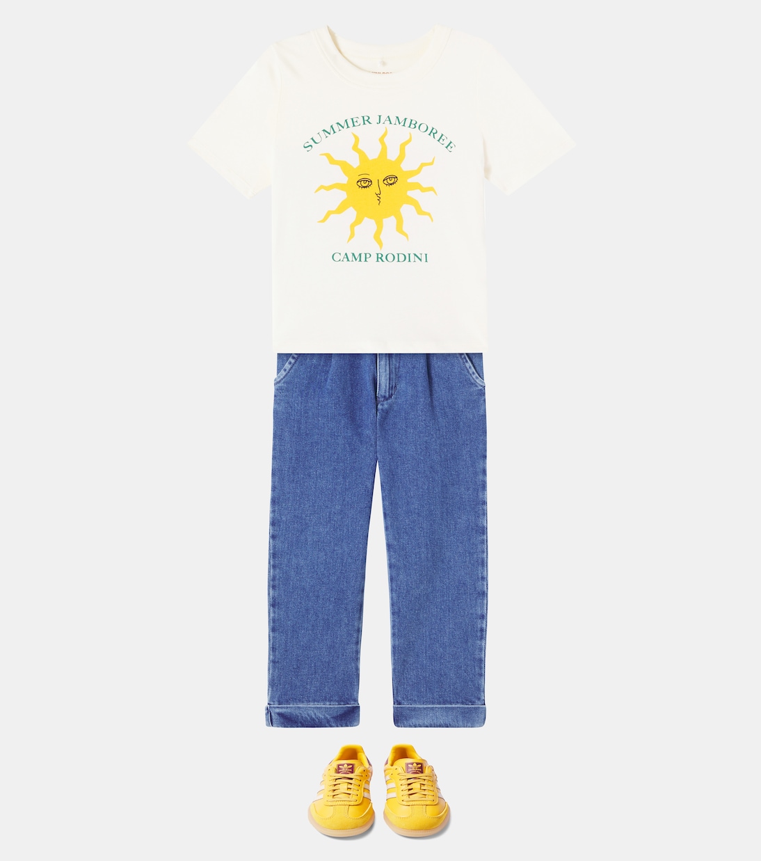 Printed cotton T-shirt | Mini Rodini