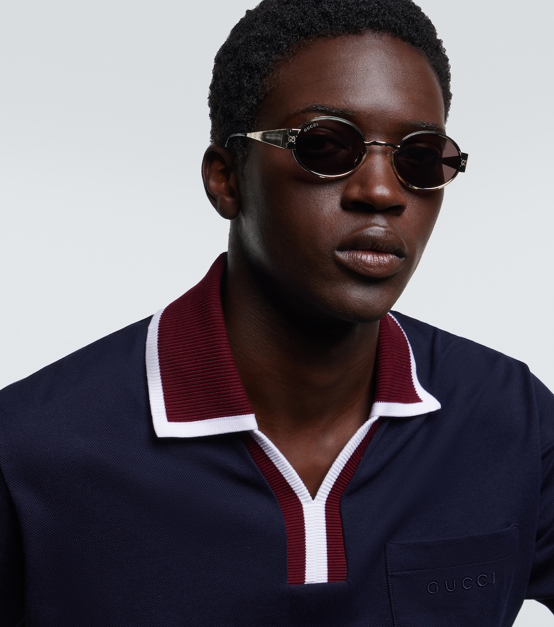 Ovale Sonnenbrille GG | Gucci