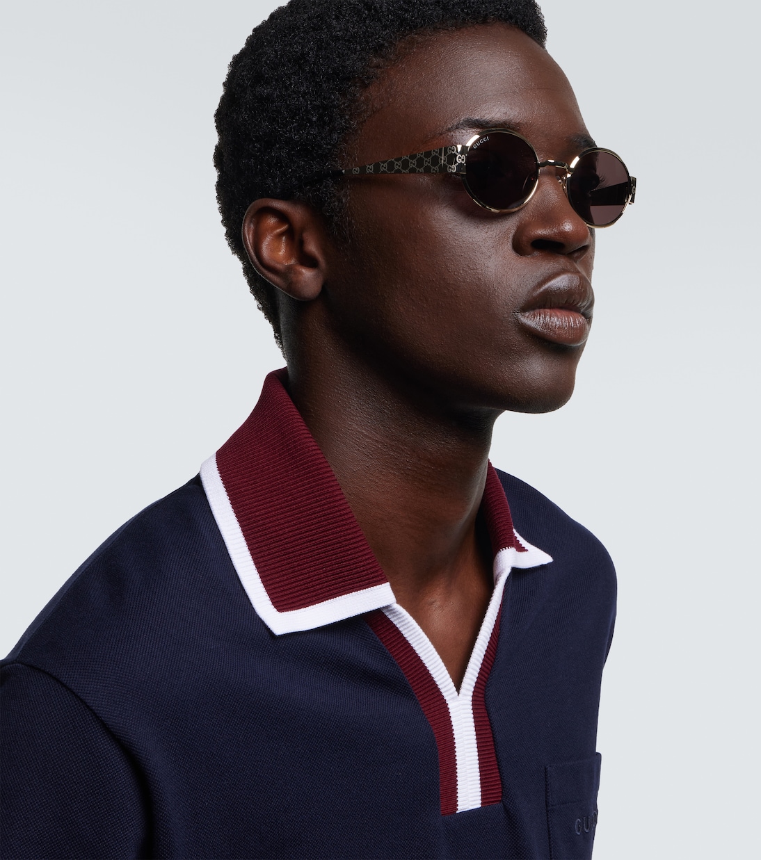 Ovale Sonnenbrille GG | Gucci