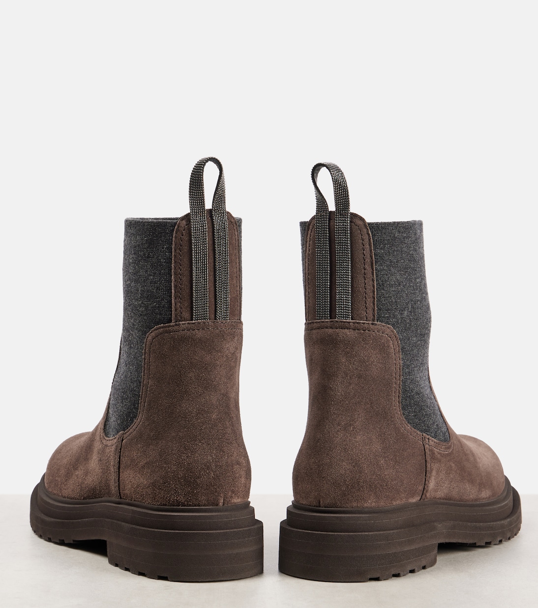 Suede ankle boots | Brunello Cucinelli
