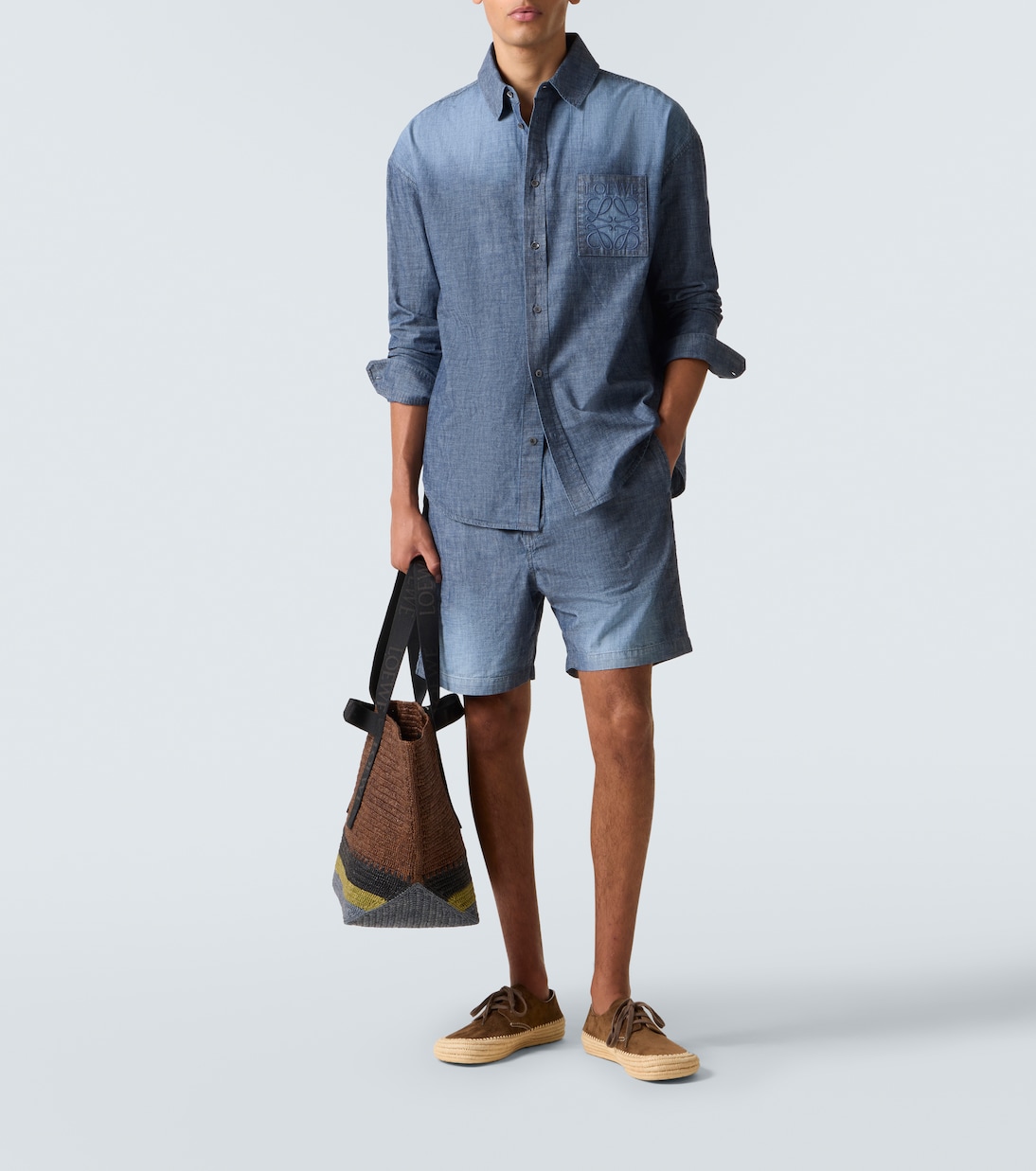 Anagram cotton poplin shirt | Loewe