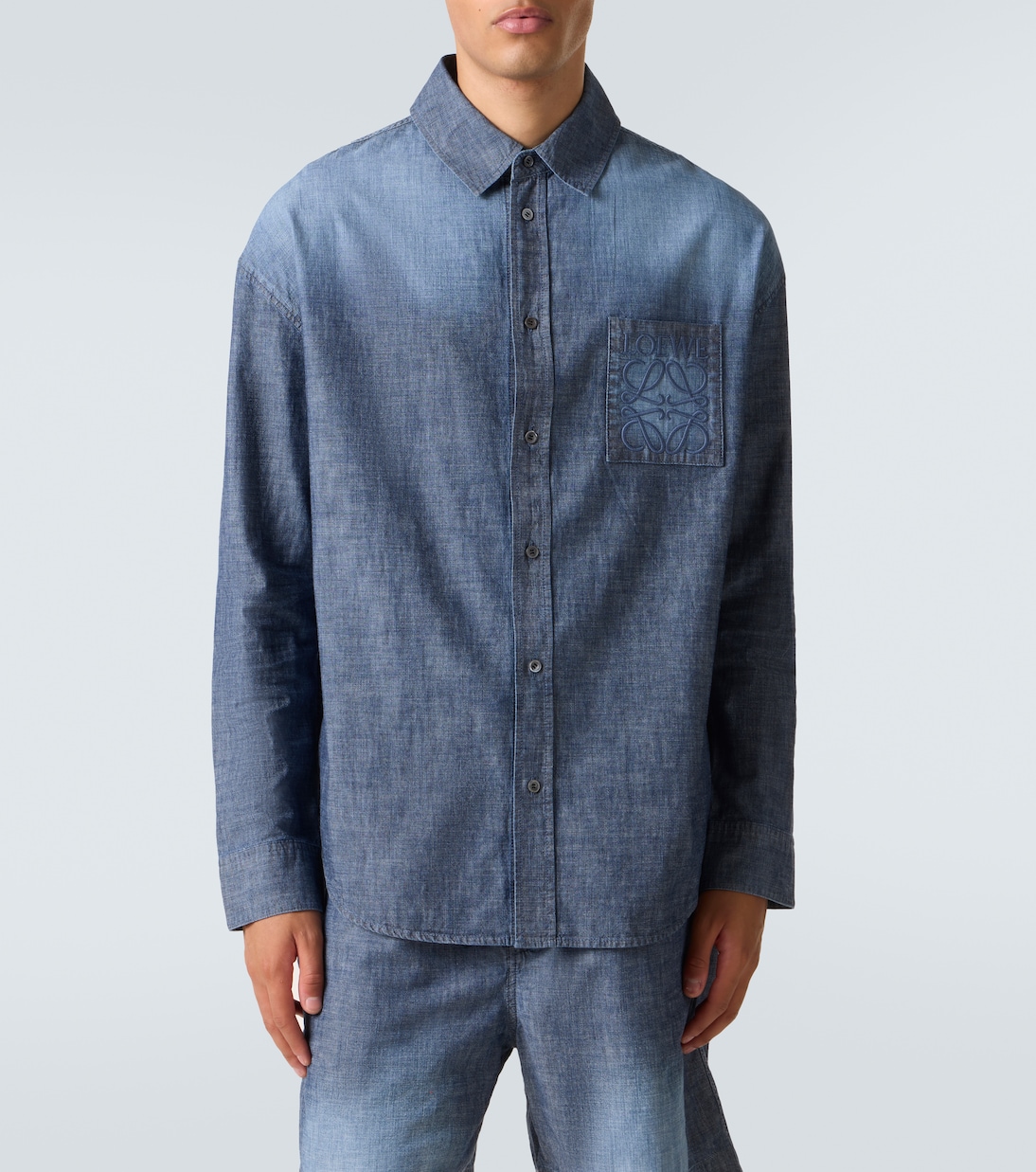 Anagram cotton poplin shirt | Loewe
