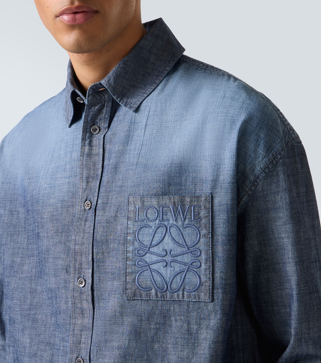 Anagram cotton poplin shirt | Loewe