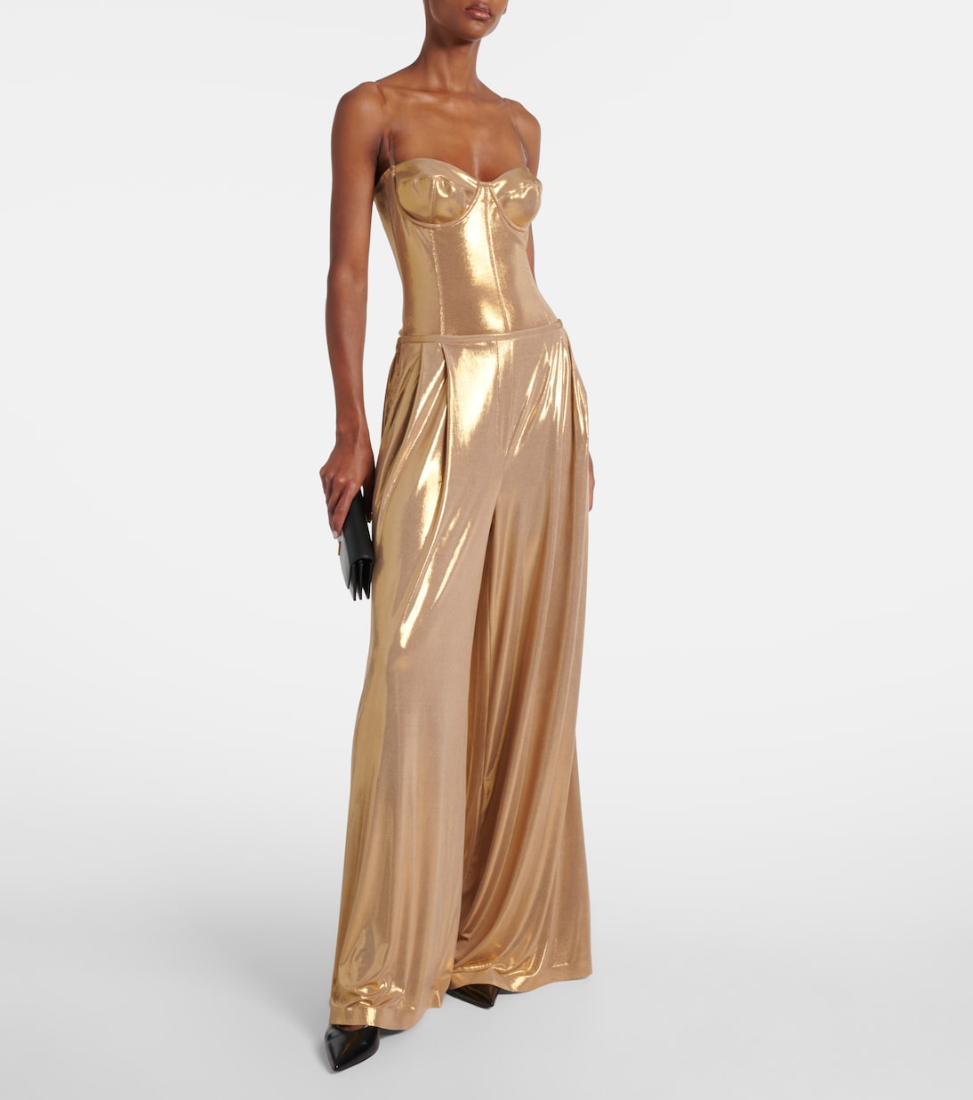 Pantalon ample à taille haute | Norma Kamali