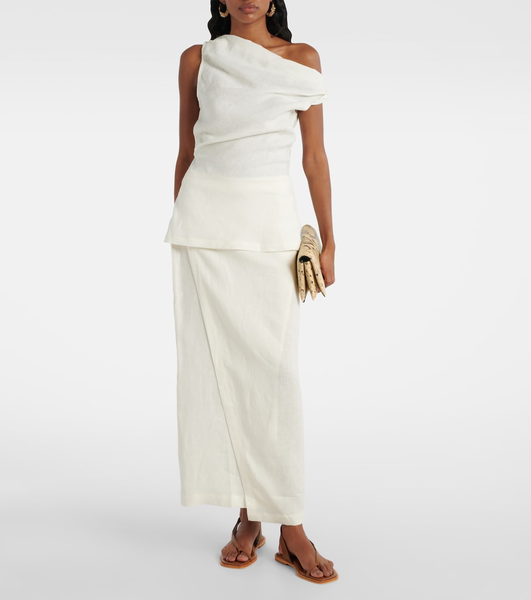 Suis linen maxi skirt | Faithfull