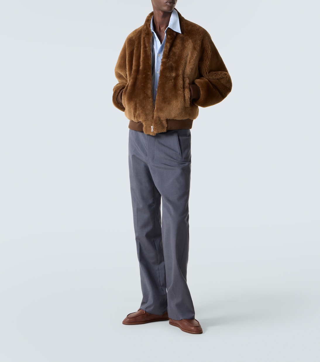 Shearling blouson jacket | Auralee