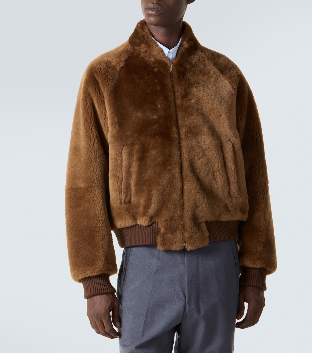 Shearling blouson jacket | Auralee