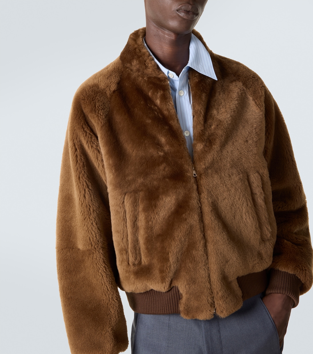 Shearling blouson jacket | Auralee
