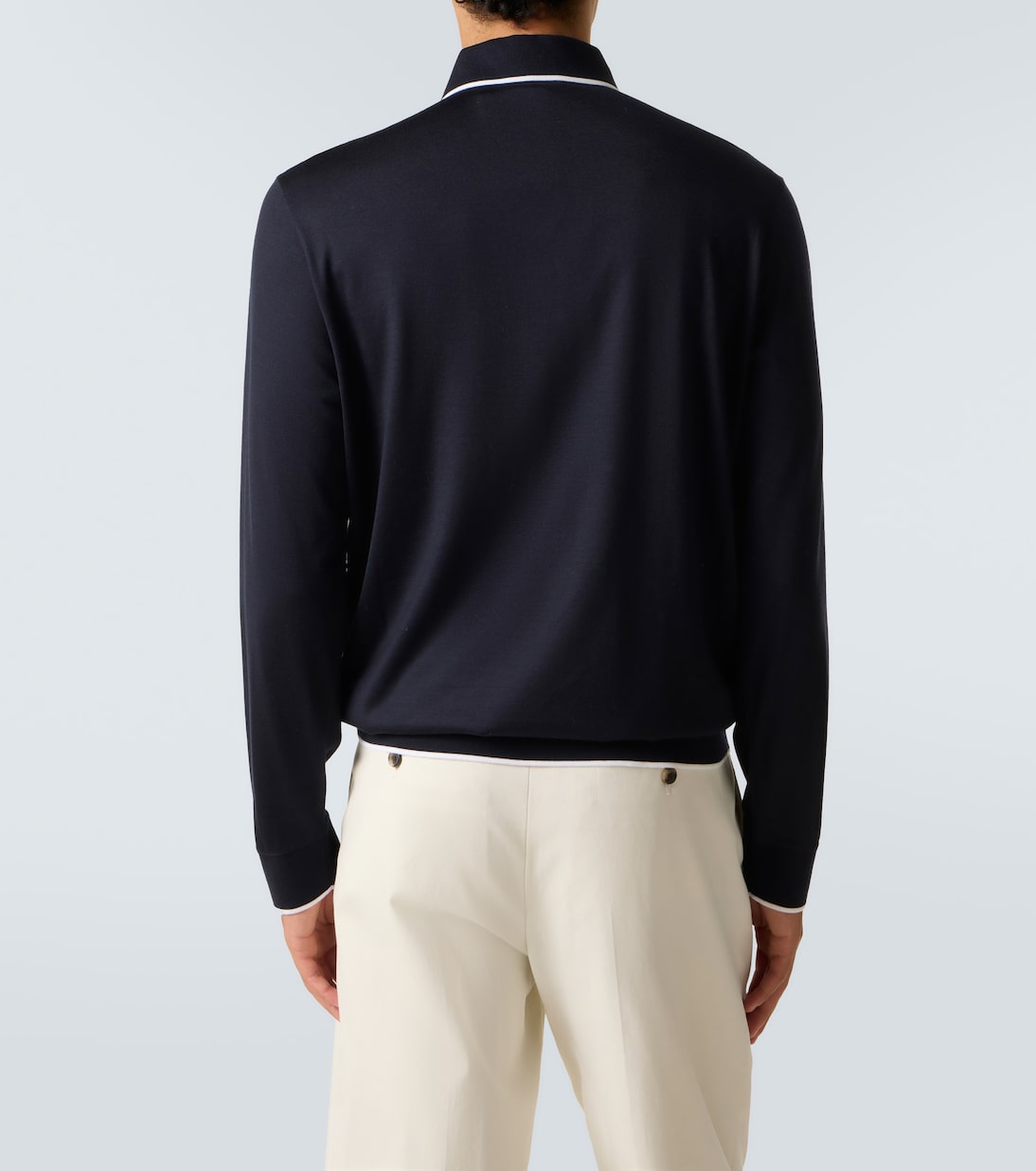 Waitaki virgin wool polo shirt | Loro Piana