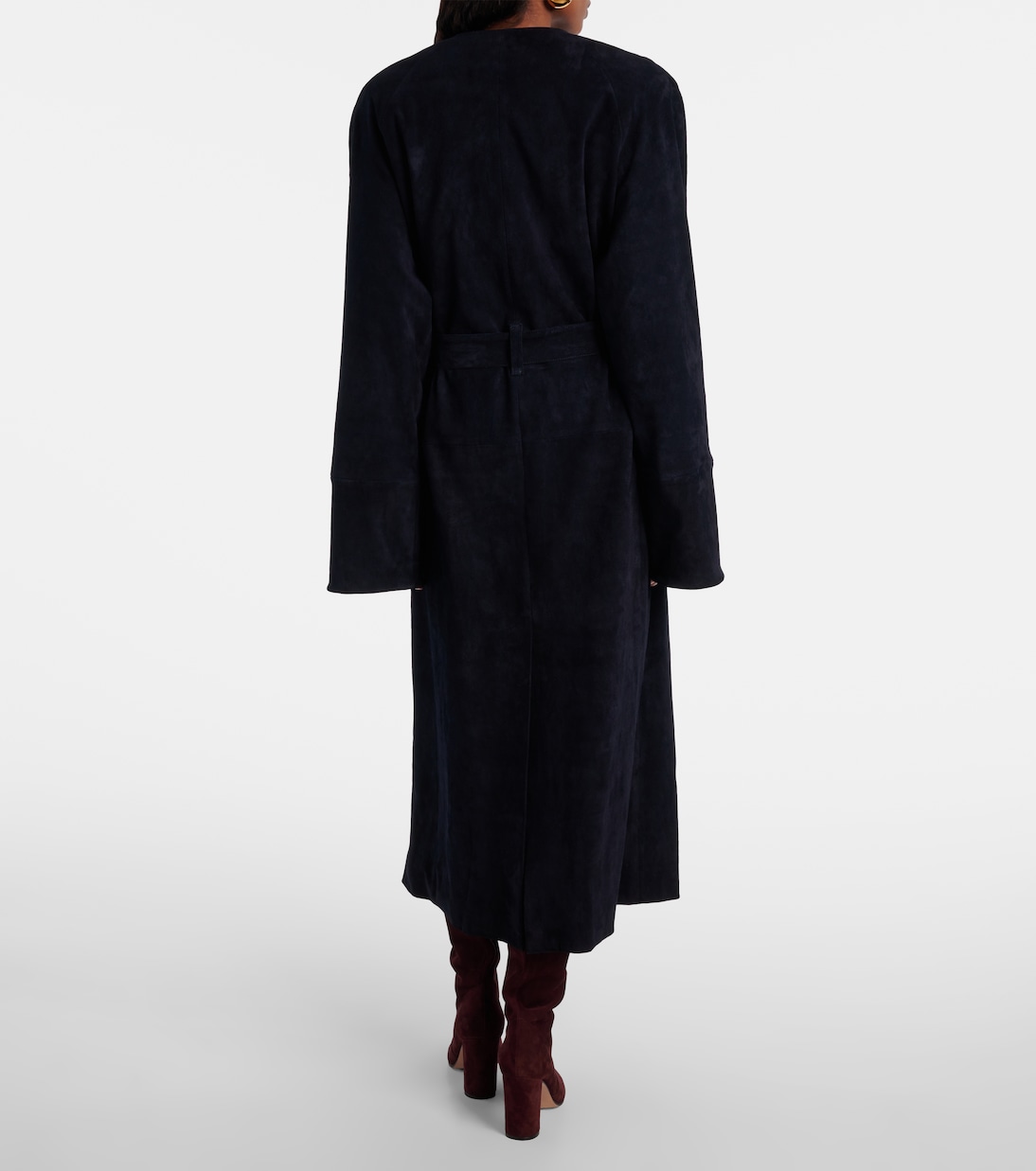 Mantel Dietrich aus Veloursleder | Stouls