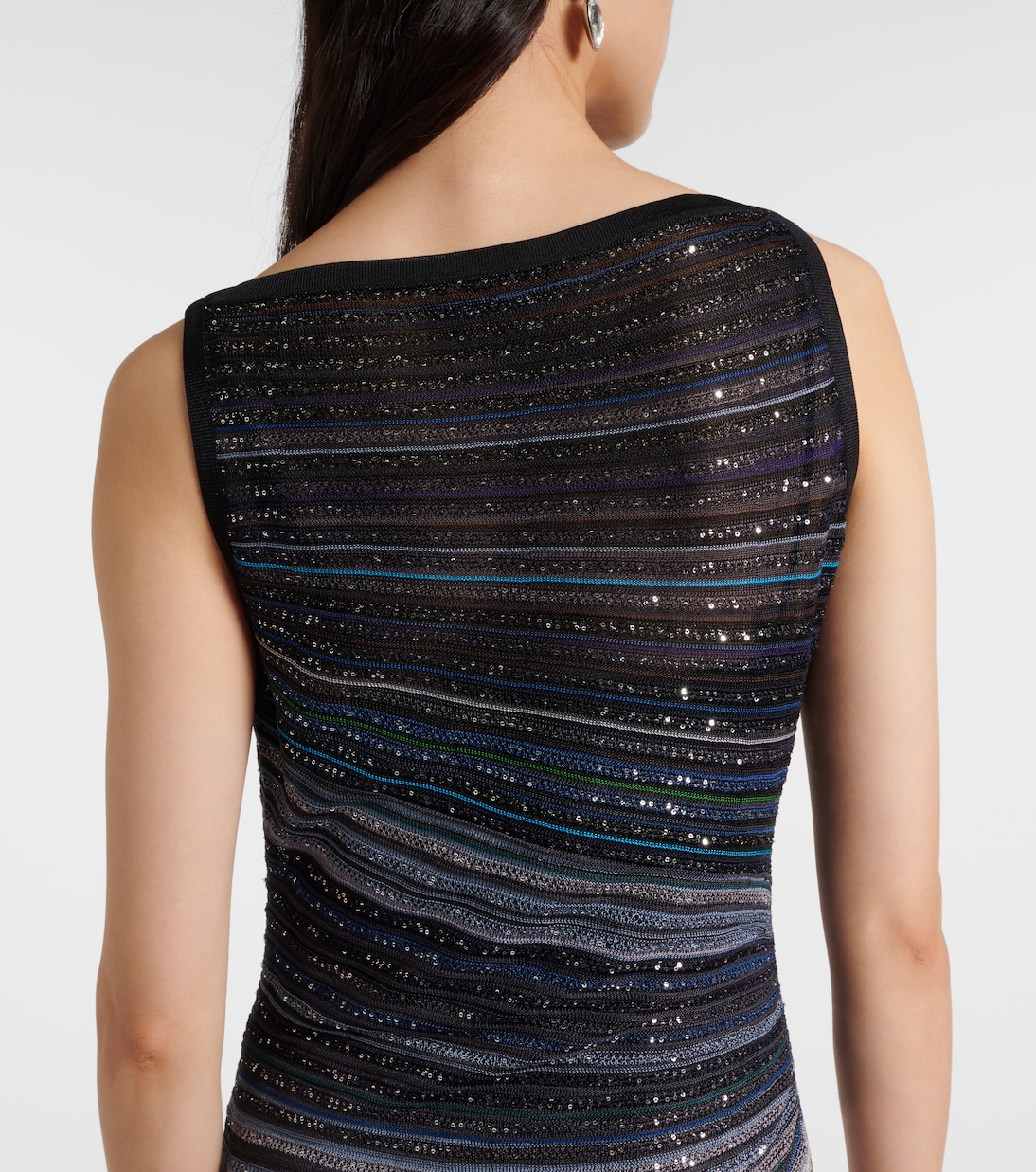 Maxikleid aus Lamé mit Pailletten | Missoni